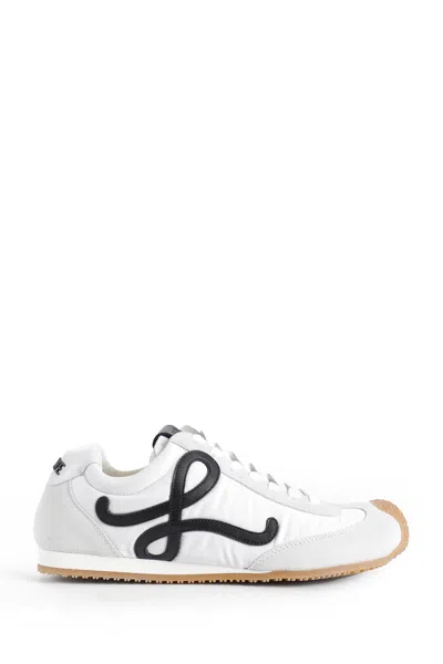 Loewe Ballet Runner 2.0 Leather Sneakers In White