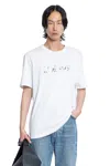 Loewe Logo-embroidered Cotton-jersey T-shirt In White
