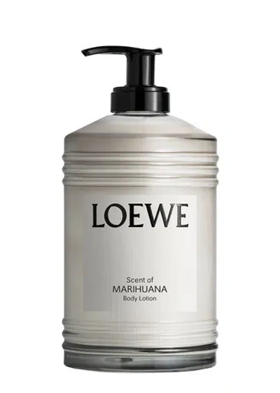 Loewe Marihuana Body Lotion 360ml, Body Lotion, Home Scents, Marihuana Fragrance, Herbal, Woody Scen In White