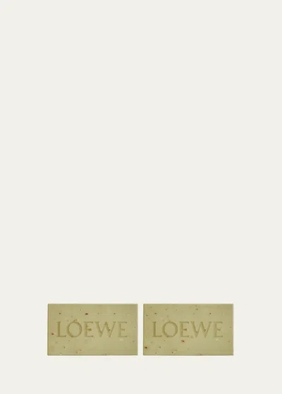 Loewe Marihuana Mini Soaps, 2 X 4.4 Oz. In White