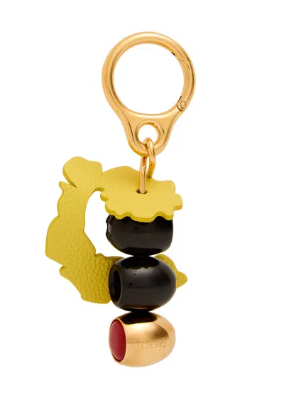 Loewe Martini Oilves Bag Charm In Black