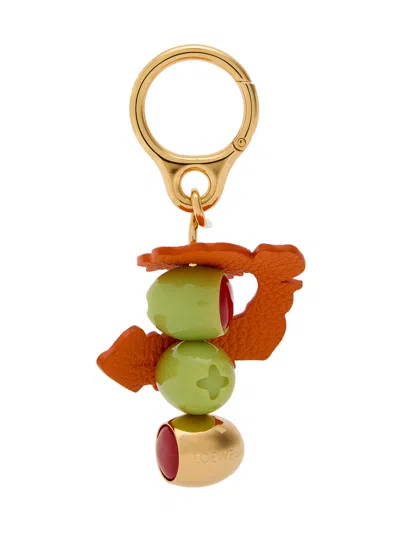 Loewe Martini Olives Bag Charm In Gold