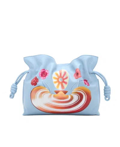 Loewe Maruja Mallo Flamenco Handbag In Blue