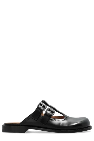 Loewe Mary Jane Flat For Women In Black