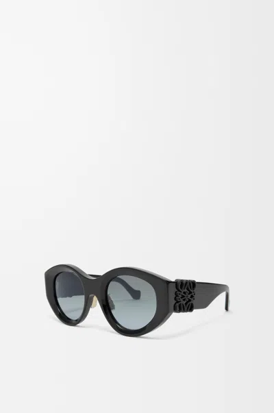 Loewe Maxi Anagram Butterfly Sunglasses For Woman In Black
