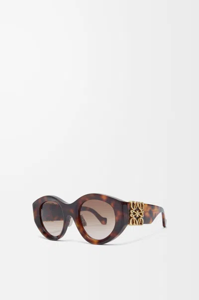 Loewe Maxi Anagram Butterfly Sunglasses For Woman In Brown