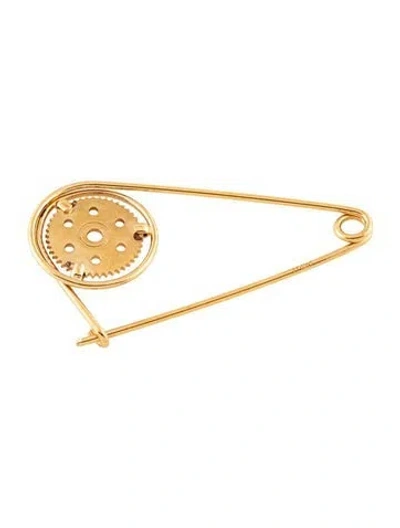 Pre-owned Loewe Meccano Pin Brooch In Multicolor
