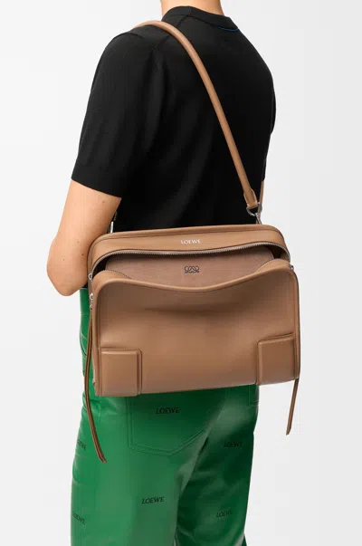 Loewe Medium Amazona 180 Bag In Soft Leather Skin For Woman In Brown