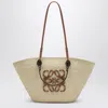 Loewe Medium Anagram Basket Bag In Neutral
