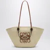 Loewe Medium Anagram Basket Bag In Natural/tan In Neutral