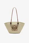 Loewe Medium Anagram Basket Bag In Neutral
