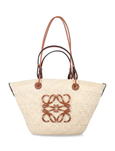 Loewe Medium Anagram Basket Handbag In Neutral