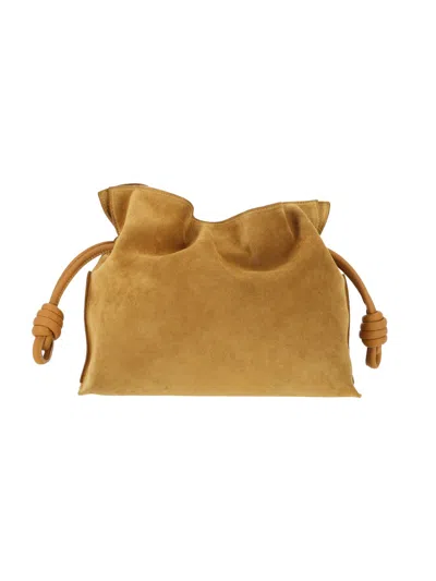 Loewe Mittelgrosse Tasche "flamenco Clutch" In Gelb