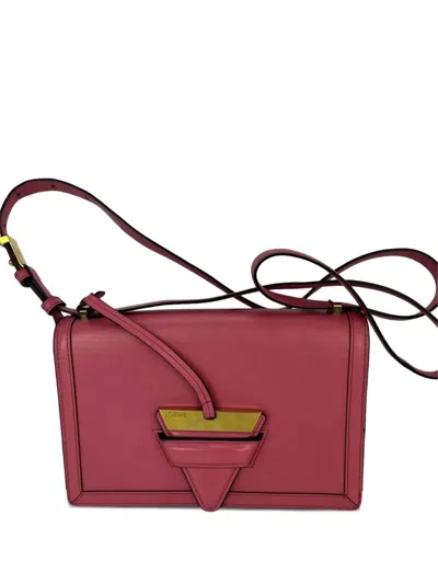 Pre-owned Loewe Medium Barcelona Shoulder Bag In Pink