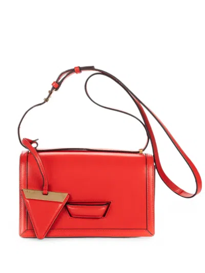 Pre-owned Loewe Medium Barcelona Shoulder Bag In Red