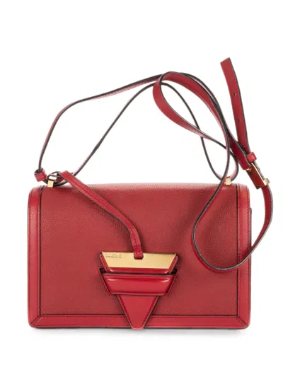 Pre-owned Loewe Medium Barcelona Shoulder Bag In Red