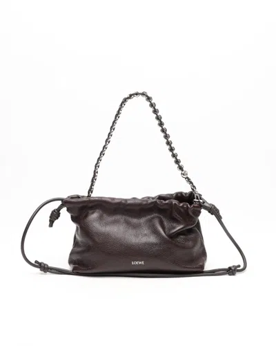 Loewe Medium Flamenco Bag In Brown