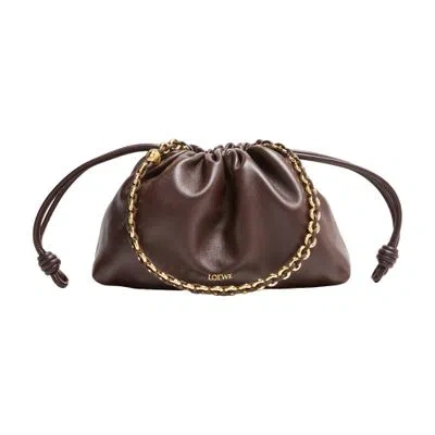 Loewe Medium Flamenco Bag In Mellow Nappa Lambskin In Brown