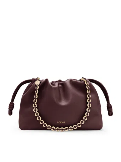 Loewe Medium Flamenco Bag In Soft Lambskin Nappa In Red