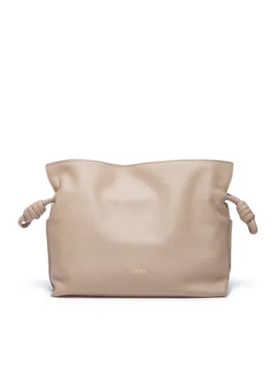 Loewe Medium Flamenco Bag In Nude