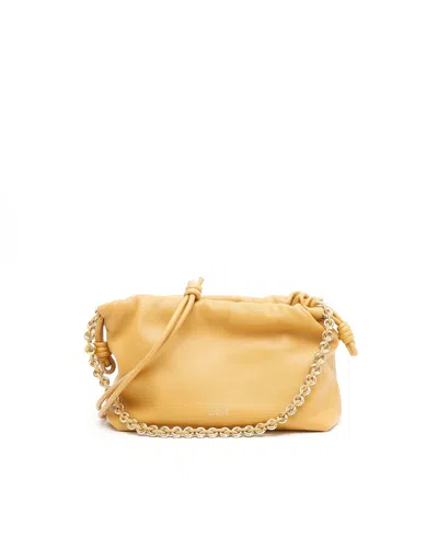 Loewe Medium Flamenco Bag In Yellow