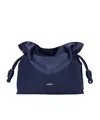 Loewe Medium Flamenco Clutch Bag In Blue