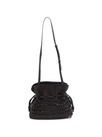 Loewe Medium Flamenco Clutch Bag In Brown