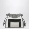 Loewe X Albers Flamenco Medium Clutch Bag In Nappa Leather In Gray