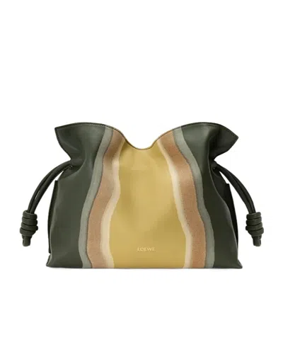 Loewe Medium Flamenco Clutch In Nappa Calfskin In Multi