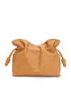 Loewe Medium Flamenco Clutch In Nappa In Nude