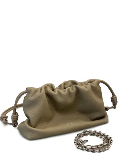 Loewe Medium Flamenco Clutch In Brown
