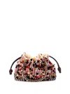 Loewe X Albers Flamenco Medium Crossbody Bag In Cotton Jacquard In Multi