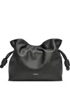 Loewe Flamenco Clutch Medium Bag In Calfskin Nappa In Black