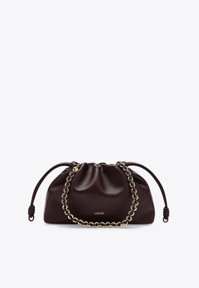 Loewe Medium Flamenco Leather Clutch Bag