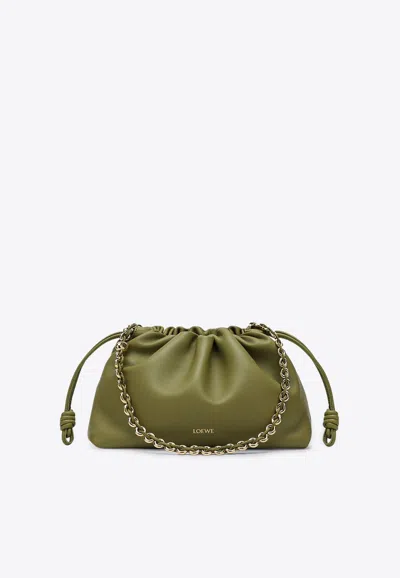 Loewe Medium Flamenco Leather Clutch Bag