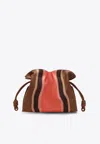 Loewe Medium Flamenco Leather Clutch Bag In Multi