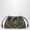 Loewe Medium Flamenco Purse Bag Dark Khaki In Green