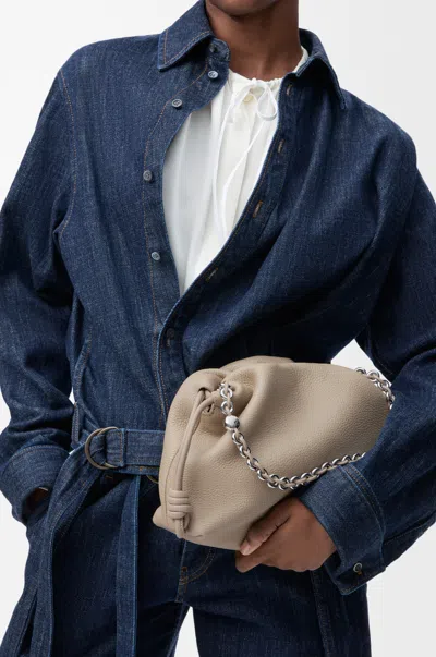 Loewe Medium Flamenco Purse In Fine Grained Leather Skin For Woman In Brown