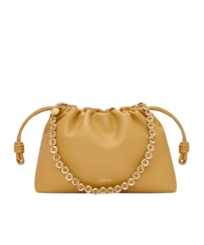 Loewe Medium Flamenco Purse In Mellow Nappa Lambskin In Brown