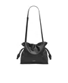 Loewe Flamenco Medium Clutch Bag In Napa Leather In Black