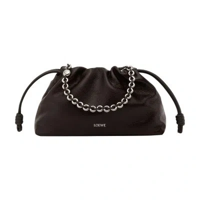 Loewe Medium Flamenco Soft Nappa Lamb Leather Purse In Brown