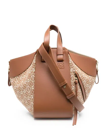 Loewe Medium Hammock Tote Bag In Brown