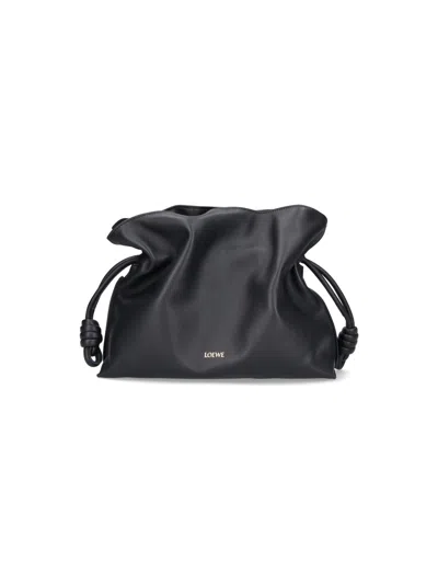 Loewe Medium Handbag "flamenco Clutch" In Black