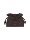 Loewe Women Clutch Medium Flamenco In Brown