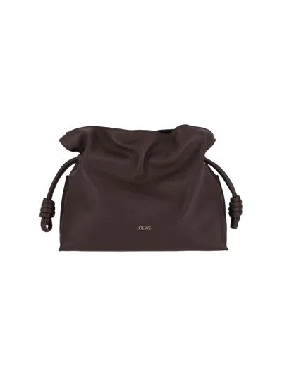 Loewe Medium Handbag "flamenco Clutch" In Brown