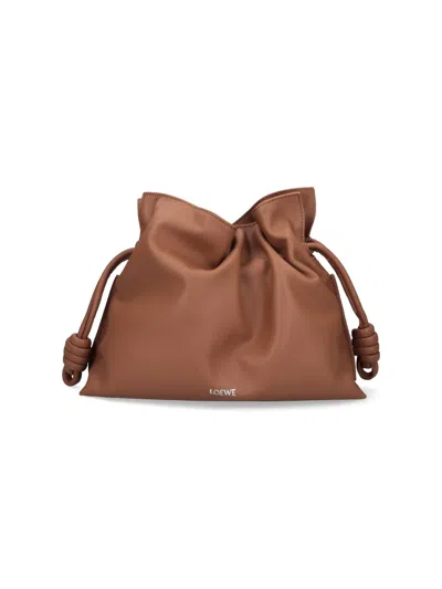 Loewe Medium Handbag "flamenco Clutch" In Brown