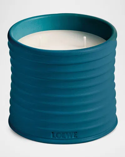 Loewe Medium Incense Candle, 600 G In Blue