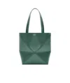 Loewe Medium Jigsaw Handbag In Green