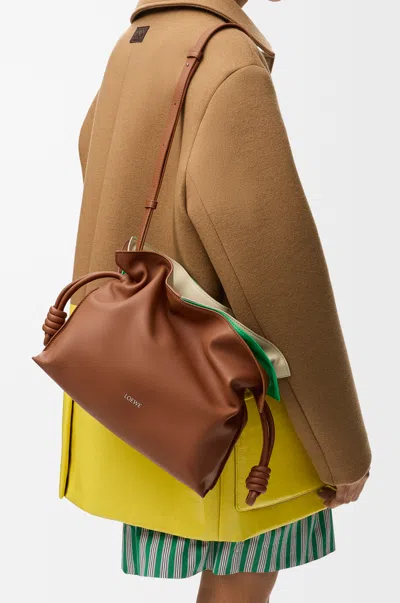 Loewe Medium Layered Flamenco Clutch In Nappa Leather Skin For Woman