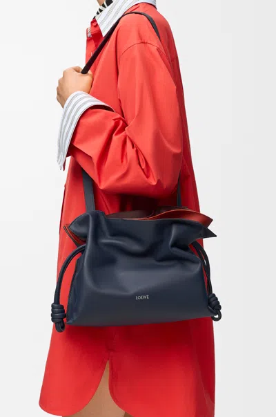 Loewe Medium Layered Flamenco Clutch In Nappa Leather Skin For Woman